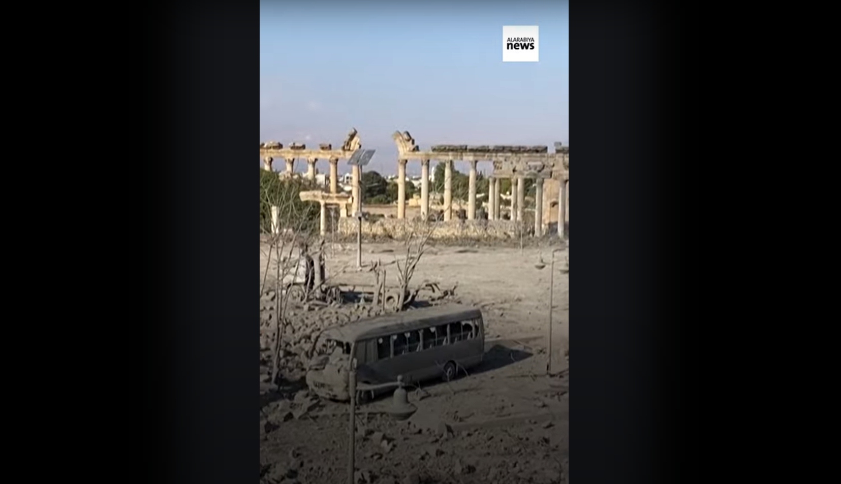 L’historique Hôtel Palmyra, à Baalbeck au Liban, gravement endommagé par les bombardements