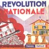 Affiche du parti "Révolution Nationale" du Maréchal Pétain 1941