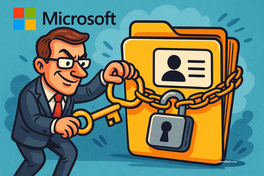Microsoft voleraient-ils nos données en toute impunité, notamment avec la fermeture de Skype ? Microsoft voleraient-ils nos données en toute impunité ? (illustration caricaturale)